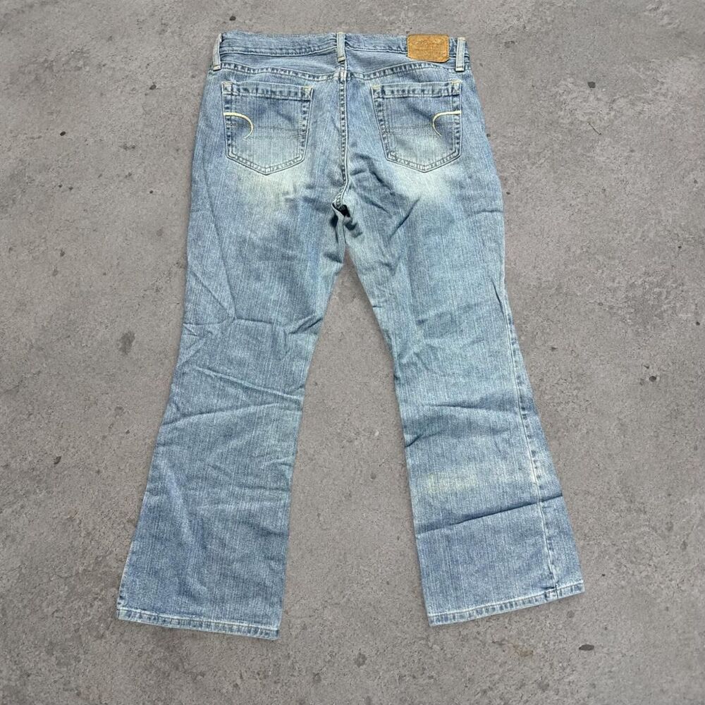 Y2K 2000’s American Eagle Jeans Hipster Flare Womens Size 12 short